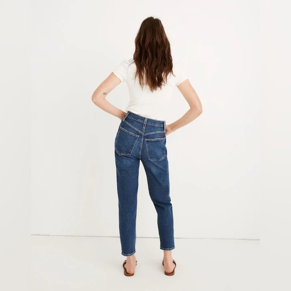 Madewell The Momjean: Comfort Stretch Edition Edition Distressed High Waist - Picture 16 of 16